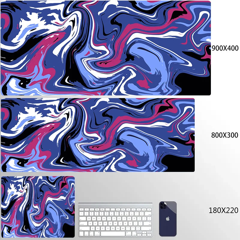 STERANCE Liquid Flow Gaming Mouse Pad – Abstract Desk Mat