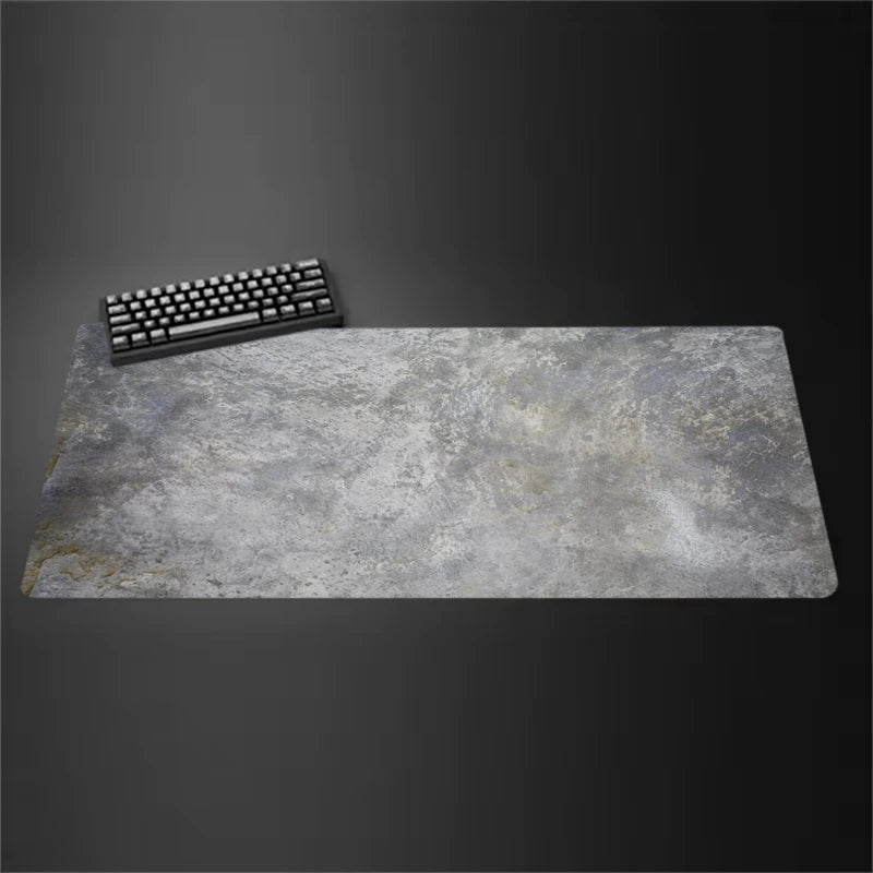 STERANCE Slate X – Grey Marble Gaming Desk Mat