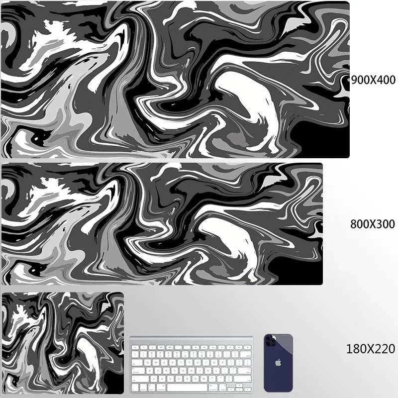 STERANCE Liquid Flow Gaming Mouse Pad – Abstract Desk Mat