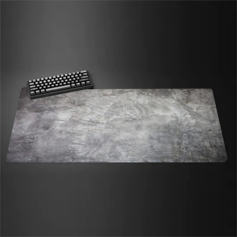 STERANCE Slate X – Grey Marble Gaming Desk Mat