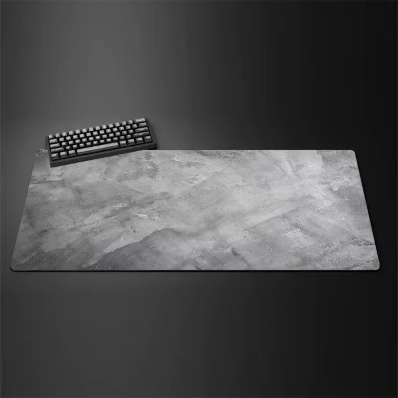 STERANCE Slate X – Grey Marble Gaming Desk Mat