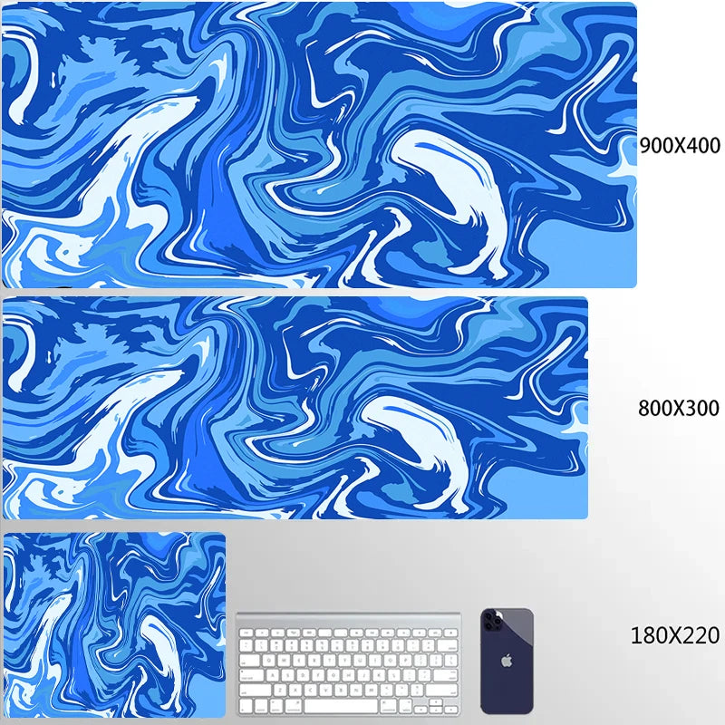 STERANCE Liquid Flow Gaming Mouse Pad – Abstract Desk Mat