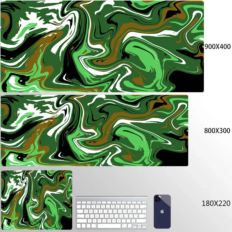 STERANCE Liquid Flow Gaming Mouse Pad – Abstract Desk Mat
