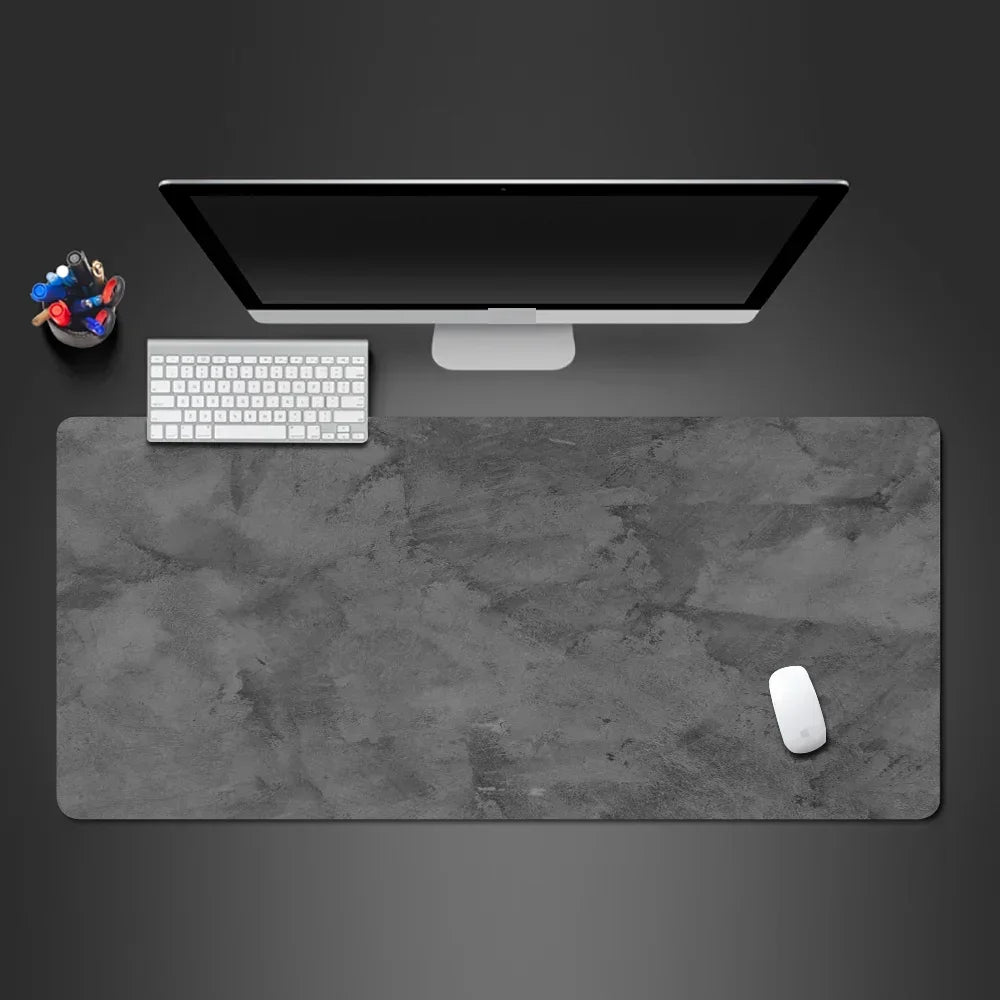 STERANCE Slate X – Grey Marble Gaming Desk Mat