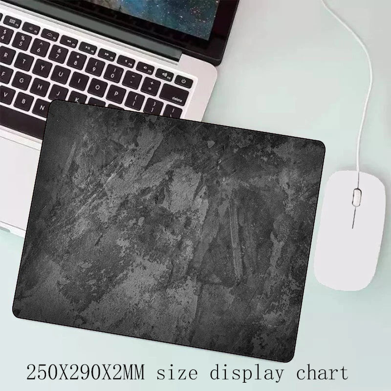 STERANCE Slate X – Grey Marble Gaming Desk Mat