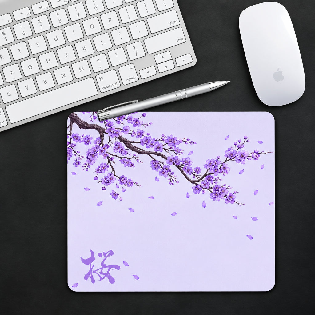 STERANCE Sakura Drift – Cherry Blossom Gaming Desk Mat