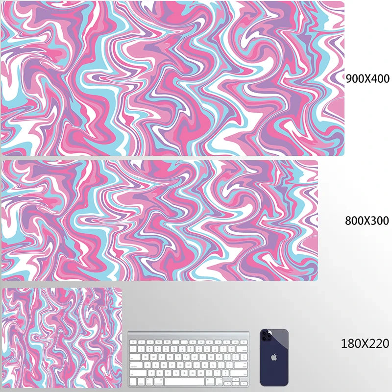 STERANCE Liquid Flow Gaming Mouse Pad – Abstract Desk Mat