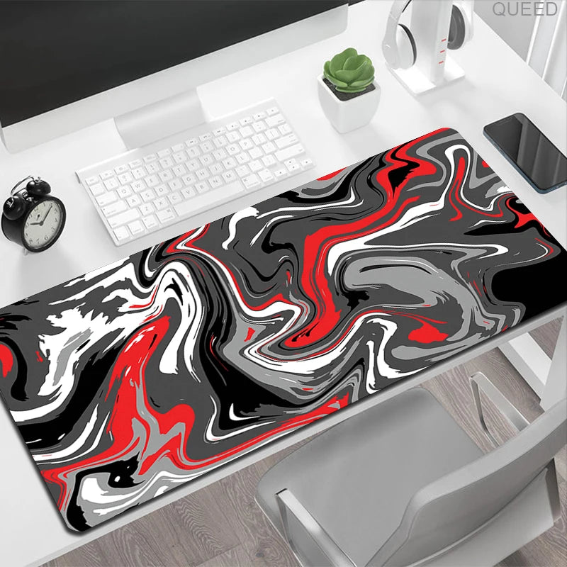 Abstract Gaming Desk Mat – STERANCE Liquid Flow