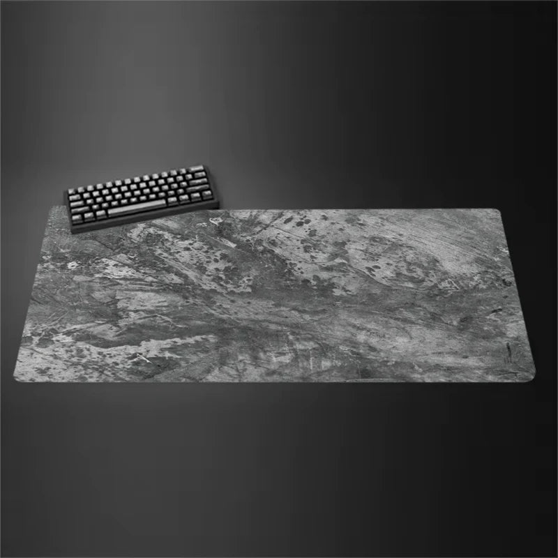 STERANCE Slate X – Grey Marble Gaming Desk Mat