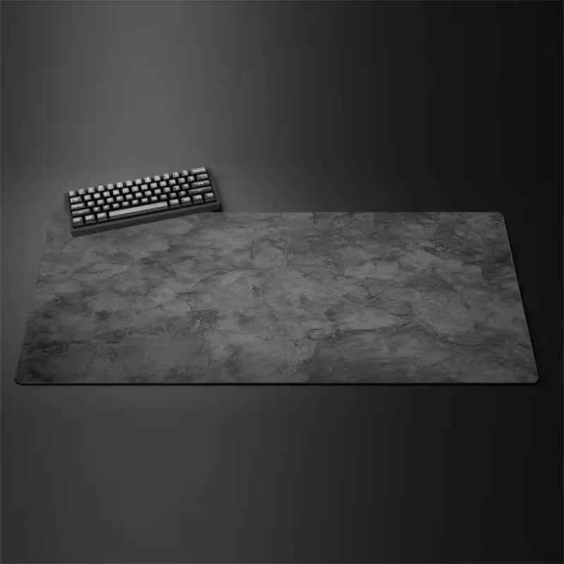 STERANCE Slate X – Grey Marble Gaming Desk Mat