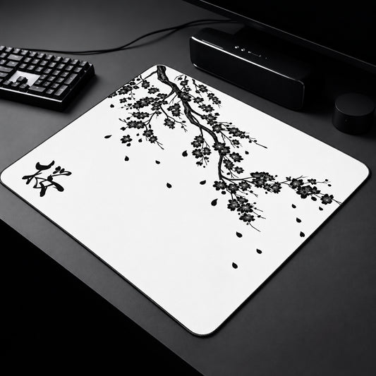 STERANCE Sakura Drift – Cherry Blossom Gaming Desk Mat