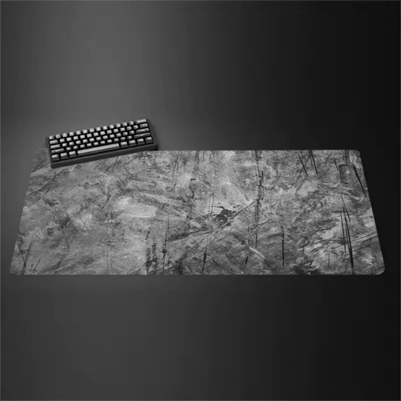 STERANCE Slate X – Grey Marble Gaming Desk Mat