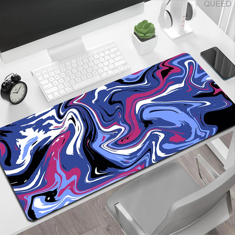 STERANCE Liquid Flow Gaming Mouse Pad – Abstract Desk Mat