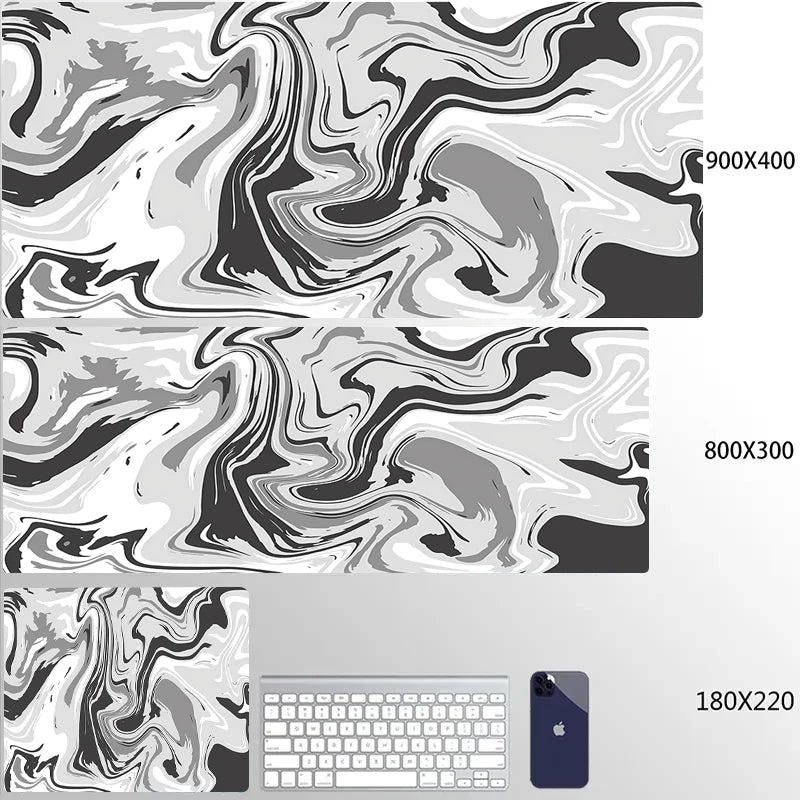 STERANCE Liquid Flow Gaming Mouse Pad – Abstract Desk Mat