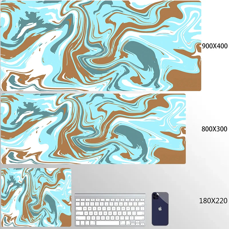 STERANCE Liquid Flow Gaming Mouse Pad – Abstract Desk Mat