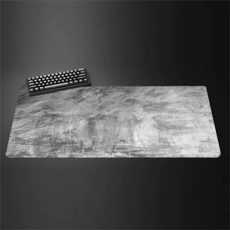 STERANCE Slate X – Grey Marble Gaming Desk Mat