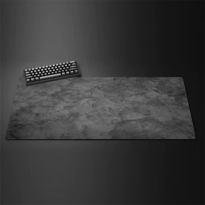 STERANCE Slate X – Grey Marble Gaming Desk Mat