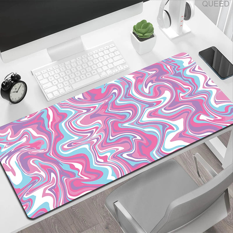 STERANCE Liquid Flow Gaming Mouse Pad – Abstract Desk Mat